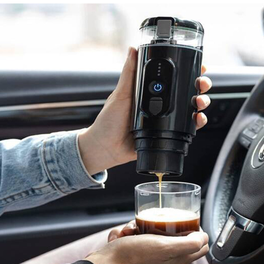 Portable Espresso Machine 18 Bar Car Electric Coffee Maker
