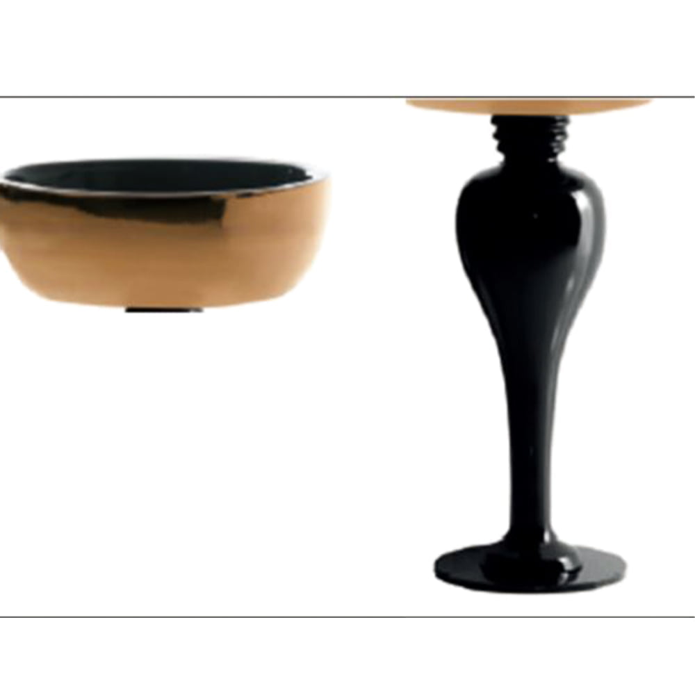 Countertop Bowl Basin Gold/black