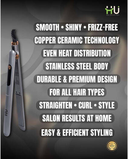 HSM-1034 HU Stainless Steel Hair Straightener