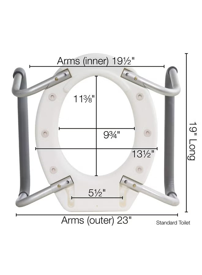 Raised Elevated Toilet Seat Riser
