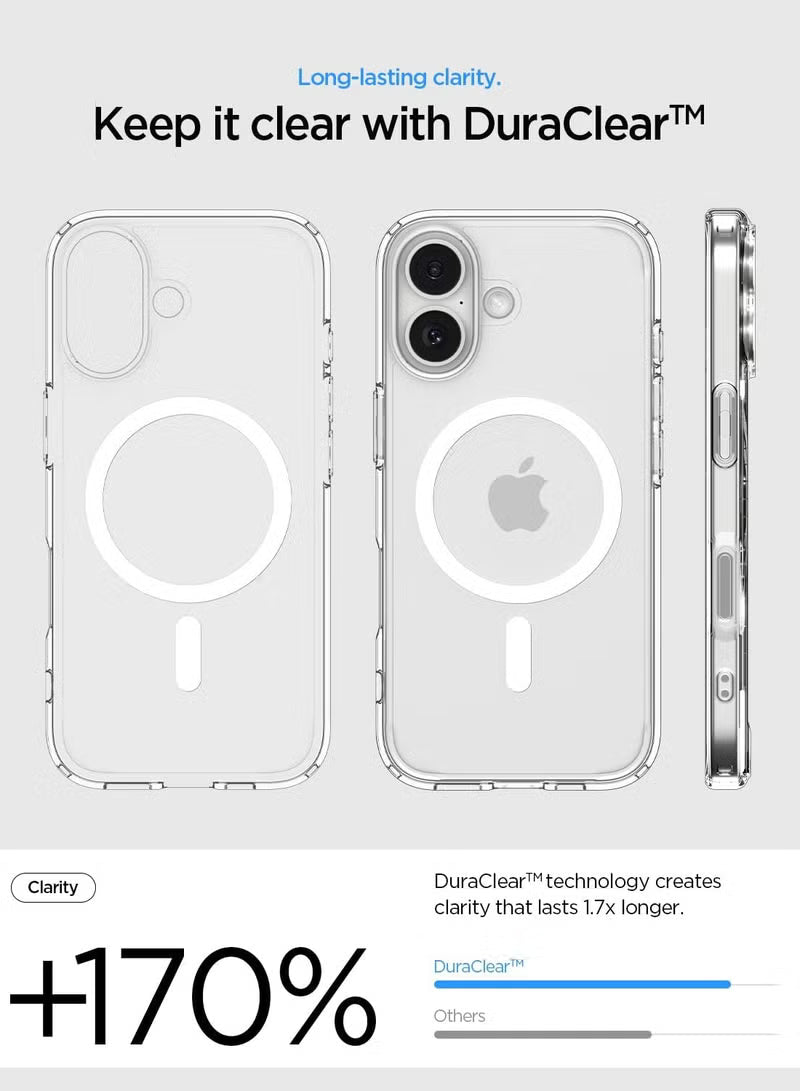 Ultra Hybrid MagFit iPhone 17 Case Cover with MagSafe (2025) - Clear White