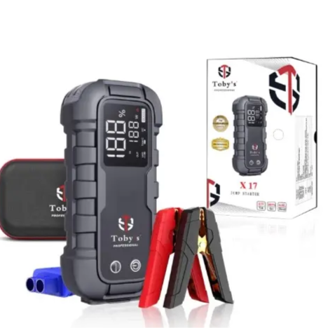 Toby’s X17 Jump Starter for Cars 16000mAh 59.2Wh Power Bank for Electronic Devices