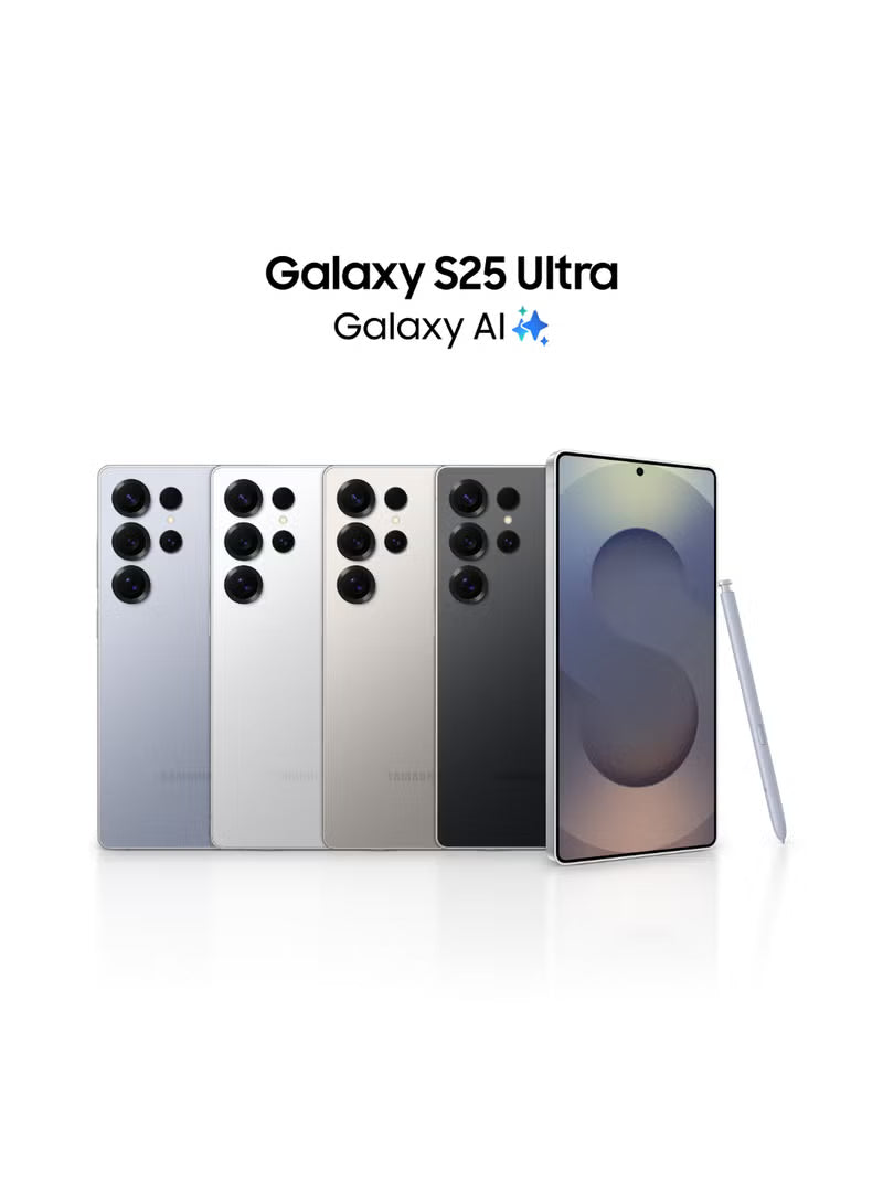 Galaxy S25 Ultra AI Dual SIM Titanium Grey 12GB RAM 1TB 5G - Middle East Version