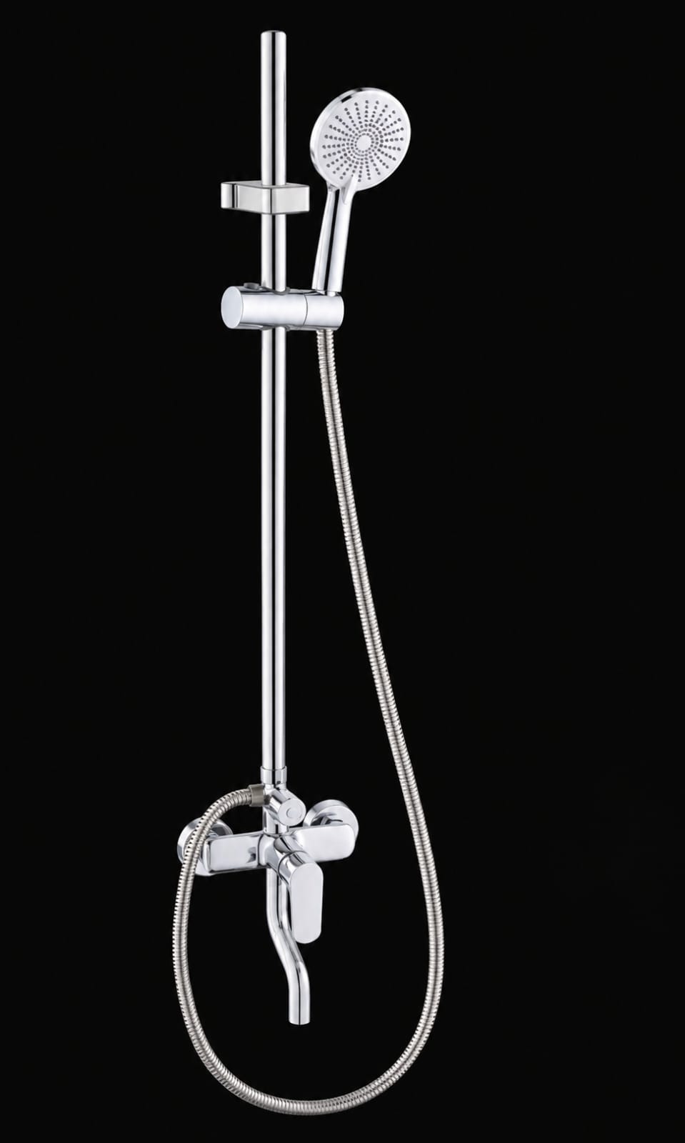 Exposed Wall-Mounted Single-Lever Bath & Shower Mixer System
