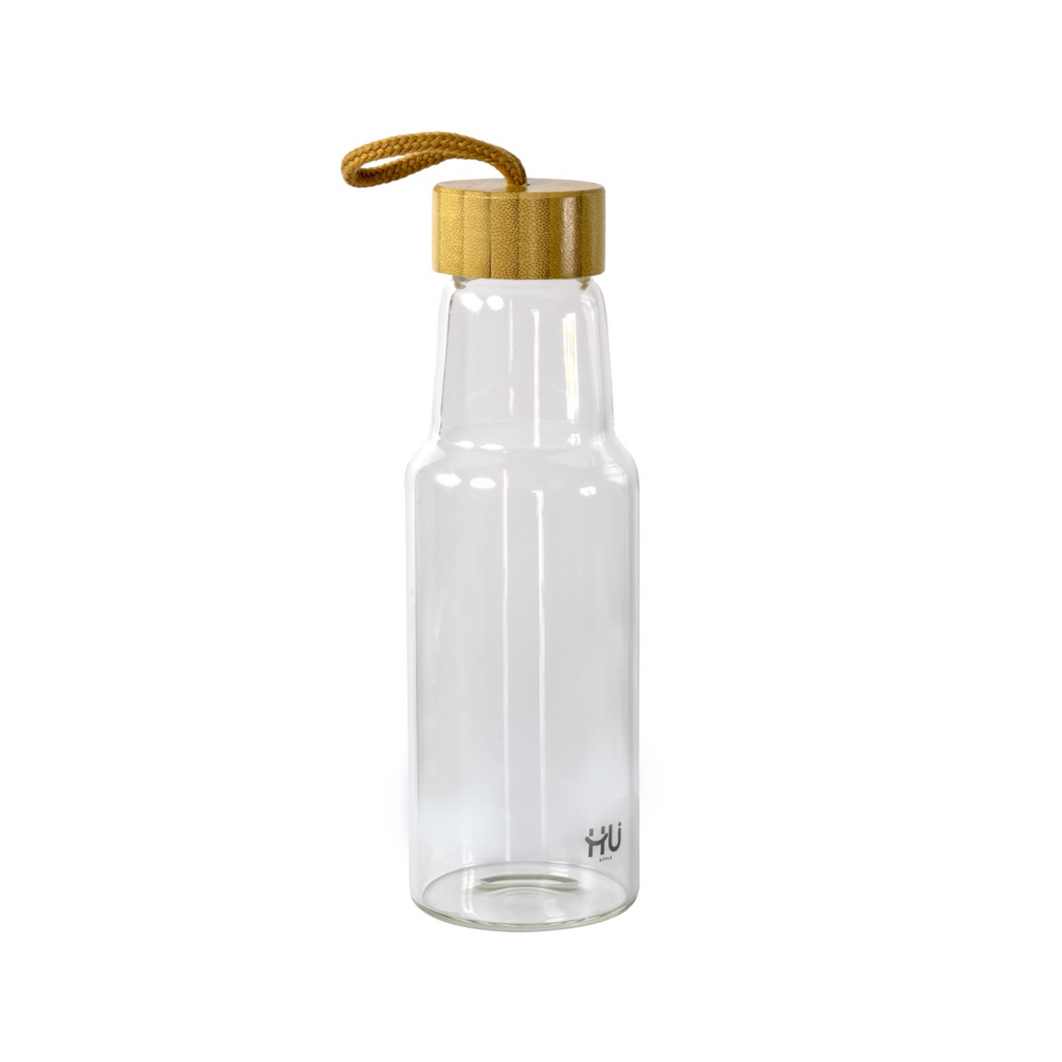 HST-1001 HU Glass Bottle with Time-Marked Hydration Reminder