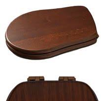 Retro Toilet Seat – Walnut Finish