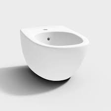 Etna Wall Hung Bidet – White