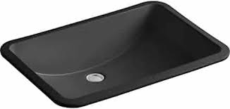 Under Counter Basin – 560×400×180mm | RS1708CMB Matte Black Rectangular (Model 61047)