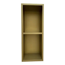 Brushed Gold LED Shower Niche Cabinet