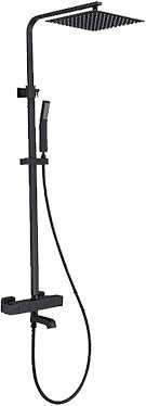 Matt Black Shower Set