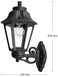 Small Black Wall Light