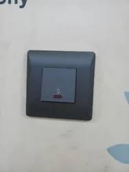 Black B039 1Gang 45A DP Switch With Indicator