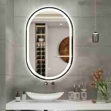 245L-G Gold Frame LED mirror with Aluminum Frame W60* H90 cm (135340)