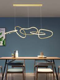 MLA7611 Abstract Modern LED Light - Metal+Brushed Gold L1200mm