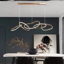 MLA7611 Abstract Modern LED Light - Metal+Brushed Gold L1200mm