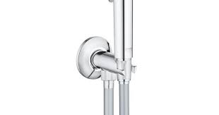 Tempesta-F Trigger Spray 30 Wall Holder Set with Self-Closing Angle Valve (26358000)