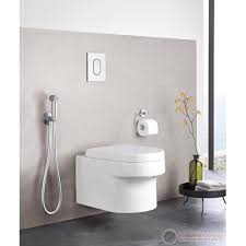 Tempesta-F Trigger Spray 30 Wall Holder Set with Self-Closing Angle Valve (26358000)