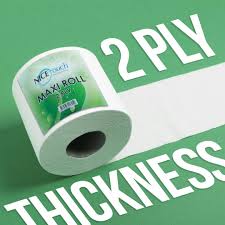 maxi Roll 2ply Nicetouch M/e Rolls