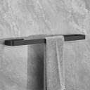 Wall Mount Single Towel Rack - Mirror Chrome