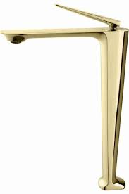 Brass Basin Mixer - Glossy Gold