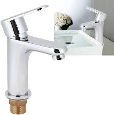 Brass Basin Mixer Leaf - Chrome