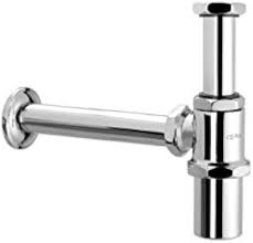 Round Basin Brass Bottle Trap - Chrome