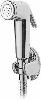 Shattaf Set Shaka Luxe Long Chrome Platinum Hose 120cm Antitwist