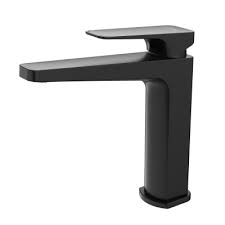 Edge Basin Mixer High With Click Clack Waste - (black Matt) 8e341bb-090
