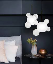 MLA1172-6 Hanging Ball Lights Glass D570*H750mm Gold Steel