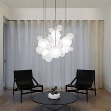 MLA1172-6 Hanging Ball Lights Glass D570*H750mm Gold Steel