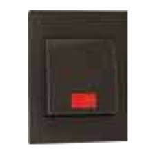 MPB058 - 1 Gang 45DP Switch with Indicator (146 Type) Black