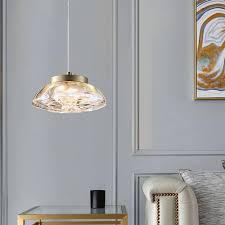 Pendant Lamp - 8829P/1 Amber+Gold LED 1*5W