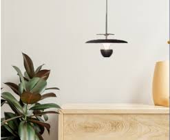 Pendant Lamp - 8995P Black D300 LED 8W 3000k