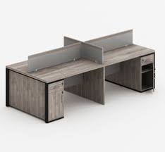Office Work Station 2400*1200*750(4 Seater)