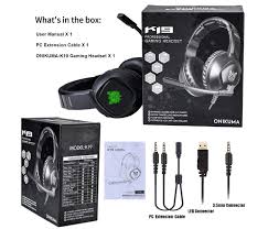 Onikuma Pubg Gaming Supper Bass Headset With Mic