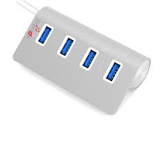 Trands Alloy Aluminium Usb 3.0 Multi 4 Port Usb Hub For Pc