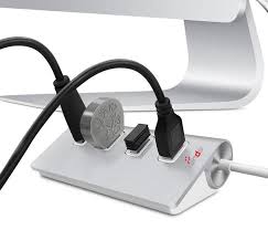 Trands Alloy Aluminium Usb 3.0 Multi 4 Port Usb Hub For Pc