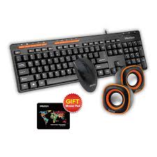 Meetion Combo Set Of Keyboard Speaker Mouse And Mouse Pad