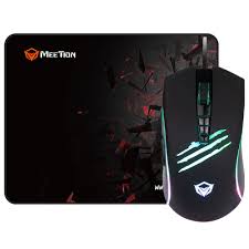 Meetion Wired Gaming Mouse And Pad Combo