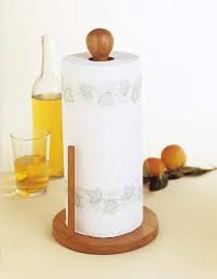 Orchid Wooden Kitchen Tissue Holder