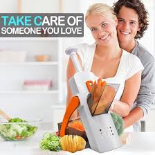 Safe Spring Slicer For Kitchen - Orange