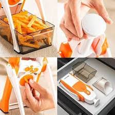 Safe Spring Slicer For Kitchen - Orange