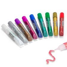 Keyroad Glitter Glue Metallic 6 Colors