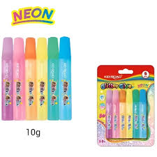 Keyroad Glitter Glue Neon 6 Colors