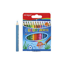 Keyroad Short Coloured Pencils