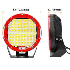 WB12603 9inch Led Work Light Combo Beam 378W (BLACK) - Set
