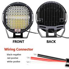 WB12603 9inch Led Work Light Combo Beam 378W (BLACK) - Set