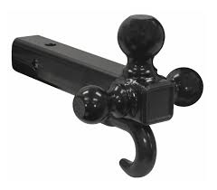 Tow Hook 3 Ball - C-Hook Black