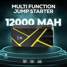 Toby's X12 Multifunctional Jump Starter Power Bank 12000mAh