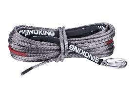 Synthetic Winch Rope 9.5mm*26M Black 8T
